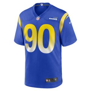 Earnest Brown IV Los Angeles Rams Nike Team Game Jersey -  Royal photo 2 topcoolteez
