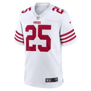 Elijah Mitchell San Francisco 49ers Nike Player Game Jersey - White photo 2 topcoolteez