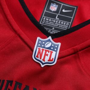 Eric Banks Tampa Bay Buccaneers Nike  Game Jersey -  Red photo 4 topcoolteez