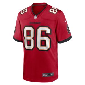 Evan Deckers Tampa Bay Buccaneers Nike  Game Jersey -  Red photo 2 topcoolteez
