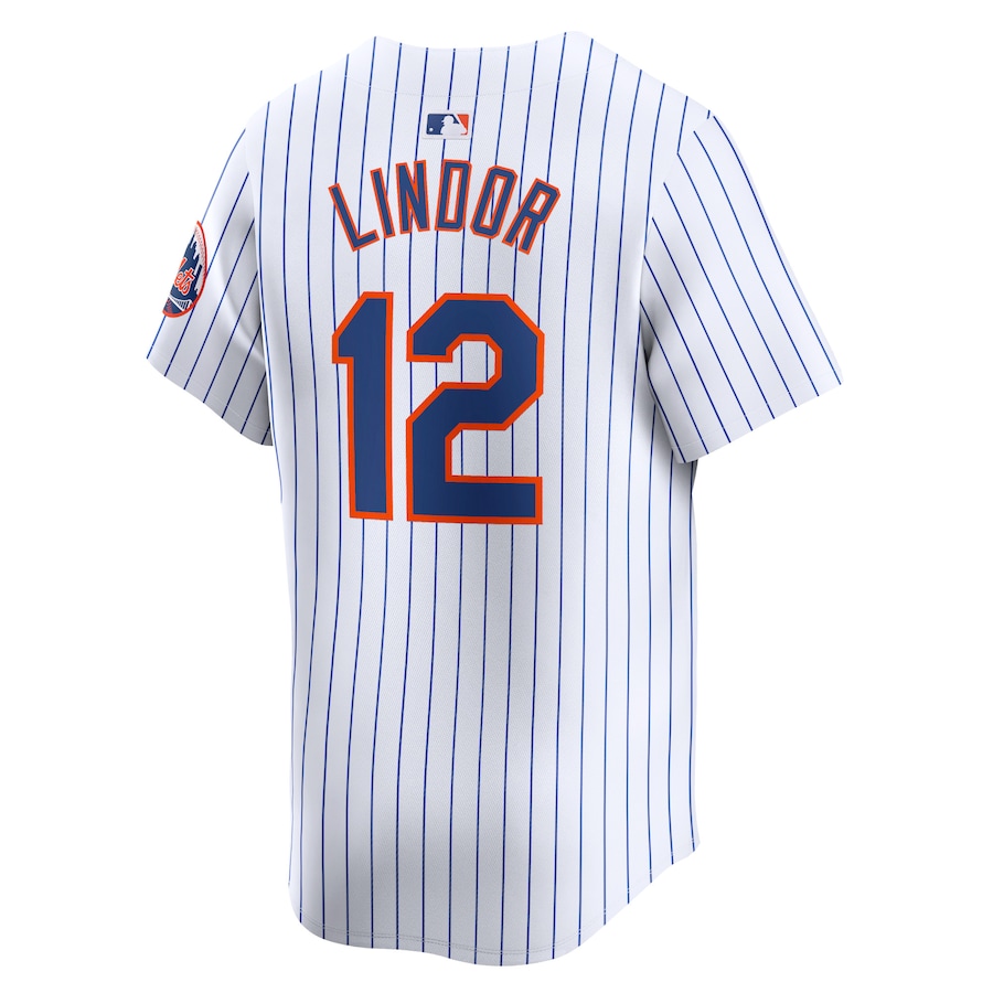 Francisco Lindor New York Mets Nike Home Limited Player Jersey - White photo 3 topcoolteez