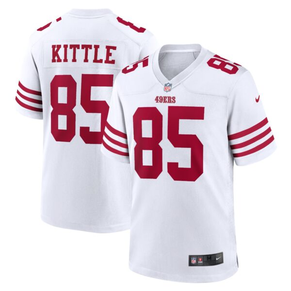George Kittle San Francisco 49ers Nike Team Game Jersey - White photo 1 topcoolteez