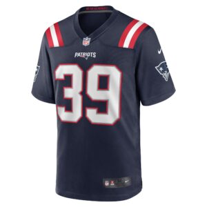 Jamycal Hasty New England Patriots Nike Team Game Jersey -  Navy photo 2 topcoolteez