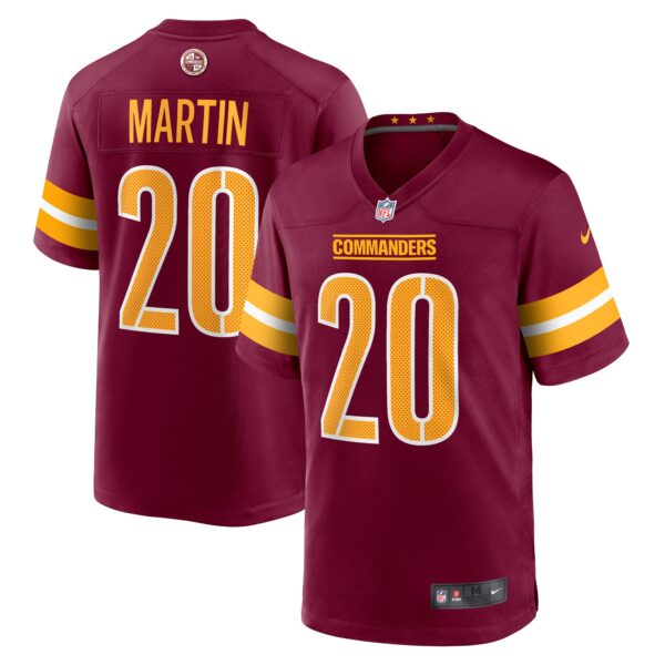 Jartavius Martin Washington Commanders Nike Team Game Jersey - Burgundy photo 1 topcoolteez