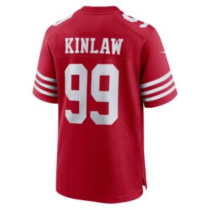 Javon Kinlaw San Francisco 49ers Nike Team Player Game Jersey - Scarlet photo 3 topcoolteez
