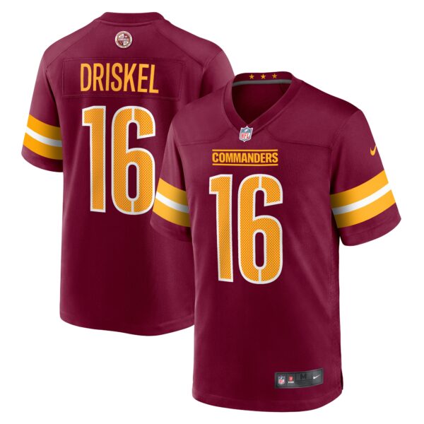 Jeff Driskel Washington Commanders Nike  Game Jersey -  Burgundy photo 1 topcoolteez