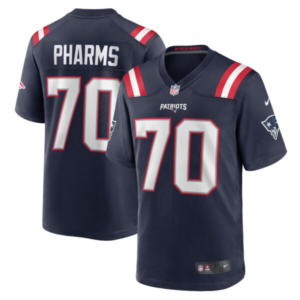 Jeremiah Pharms Jr. New England Patriots Nike Team Game Jersey -  Navy photo 1 topcoolteez