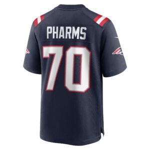 Jeremiah Pharms Jr. New England Patriots Nike Team Game Jersey -  Navy photo 3 topcoolteez