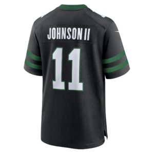 Jermaine Johnson II New York Jets Nike Alternate Game Jersey - Legacy Black photo 3 topcoolteez