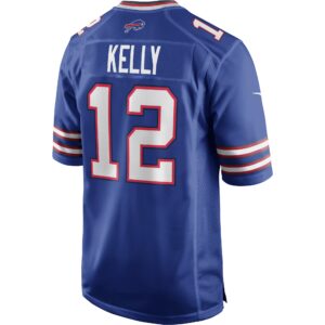 Jim Kelly Buffalo Bills Nike Game Retired Player Jersey - Royal photo 3 topcoolteez