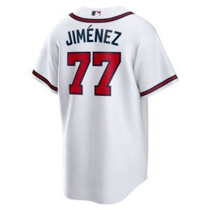Joe Jiménez Atlanta Braves Nike Home  Topcoolteez Player Jersey - White photo 3 topcoolteez
