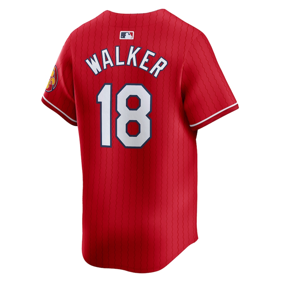 Jordan Walker St. Louis Cardinals Nike City Connect Limited Jersey - Red photo 3 topcoolteez