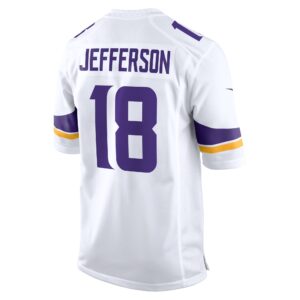 Justin Jefferson Minnesota Vikings Nike Game Player Jersey - White photo 3 topcoolteez