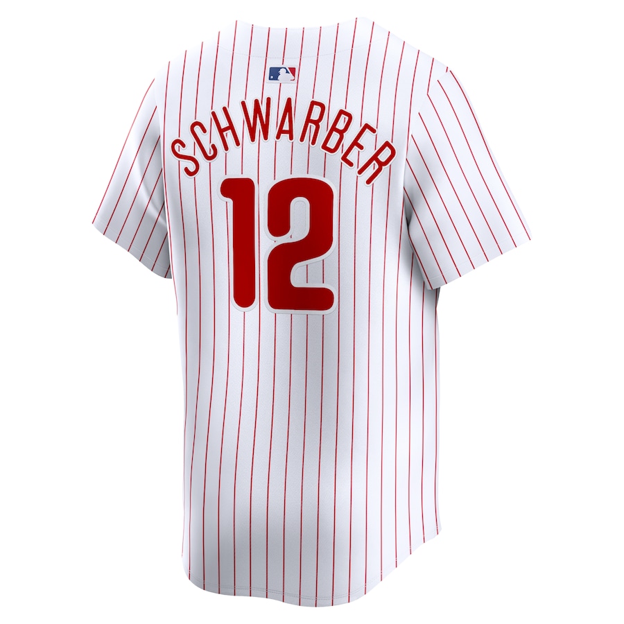 Kyle Schwarber Philadelphia Phillies Nike Home Limited Player Jersey - White photo 3 topcoolteez