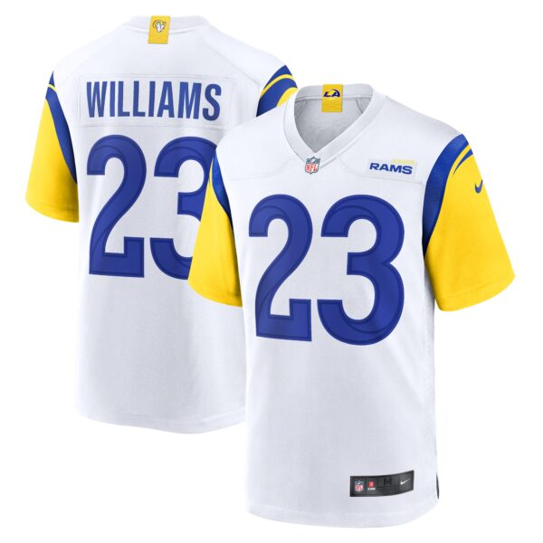 Kyren Williams Los Angeles Rams Nike  Game Jersey -  White photo 1 topcoolteez