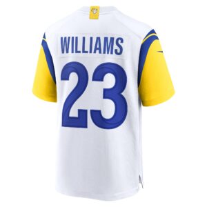 Kyren Williams Los Angeles Rams Nike  Game Jersey -  White photo 3 topcoolteez