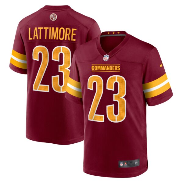 Marshon Lattimore Washington Commanders Nike  Game Jersey -  Burgundy photo 1 topcoolteez