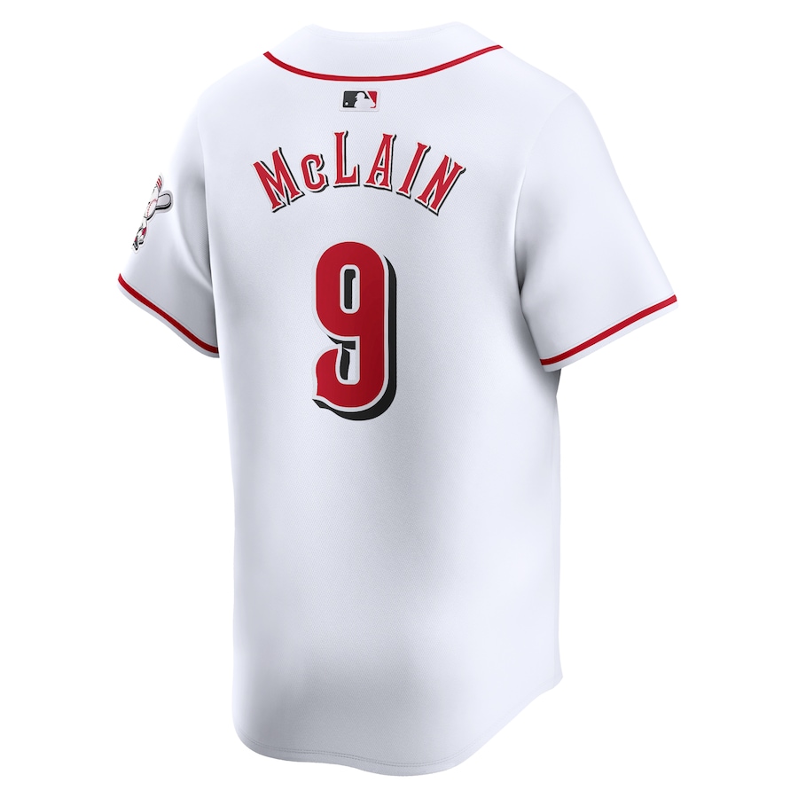 Matt McLain Cincinnati Reds Nike Home Limited Player Jersey - White photo 3 topcoolteez