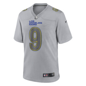Matthew Stafford Los Angeles Rams Nike Atmosphere Fashion Game Jersey - Gray photo 2 topcoolteez