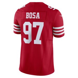 Nick Bosa San Francisco 49ers Nike Vapor F.U.S.E. Limited Jersey - Scarlet photo 3 topcoolteez