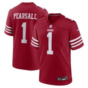 Ricky Pearsall San Francisco 49ers Nike Team Game Jersey -  Scarlet photo 1 topcoolteez
