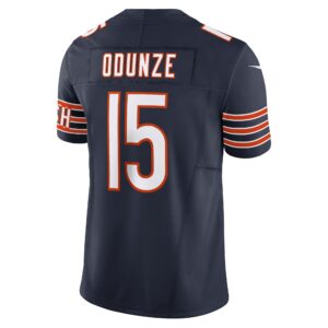 Rome Odunze Chicago Bears Nike Vapor F.U.S.E. Limited Jersey - Navy photo 3 topcoolteez