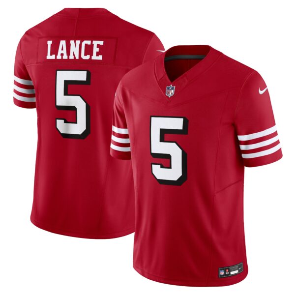 Trey Lance San Francisco 49ers Nike Vapor F.U.S.E. Limited Jersey - Scarlet photo 1 topcoolteez