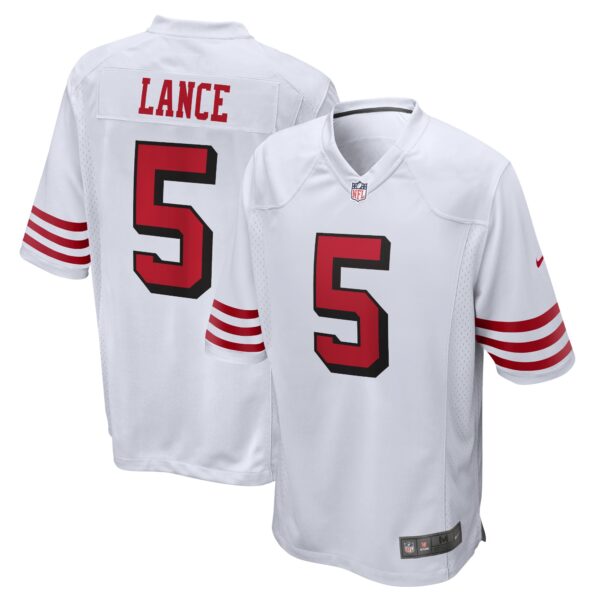 Trey Lance San Francisco 49ers Nike Alternate Game Jersey - White photo 1 topcoolteez