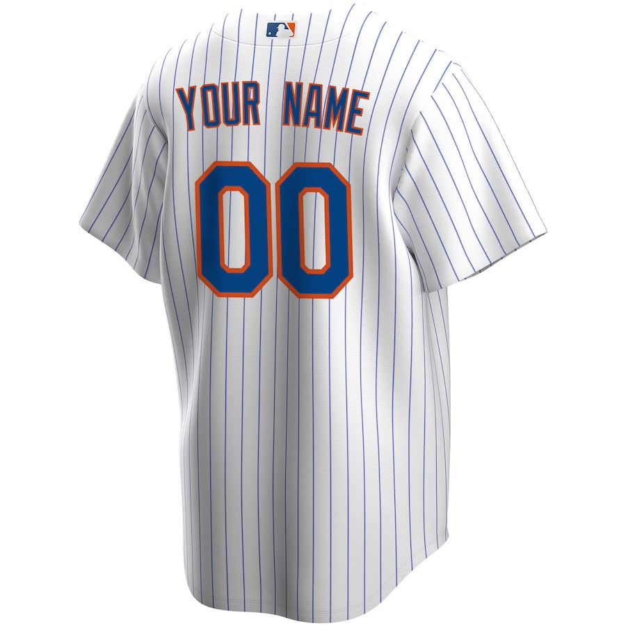 New York Mets Nike Home Topcoolteez Custom Jersey - White photo 3 topcoolteez
