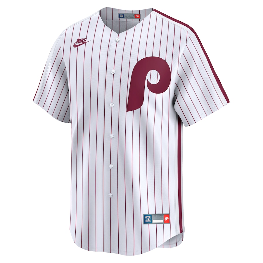 Philadelphia Phillies Nike Cooperstown Collection Limited Jersey - White photo 2 topcoolteez