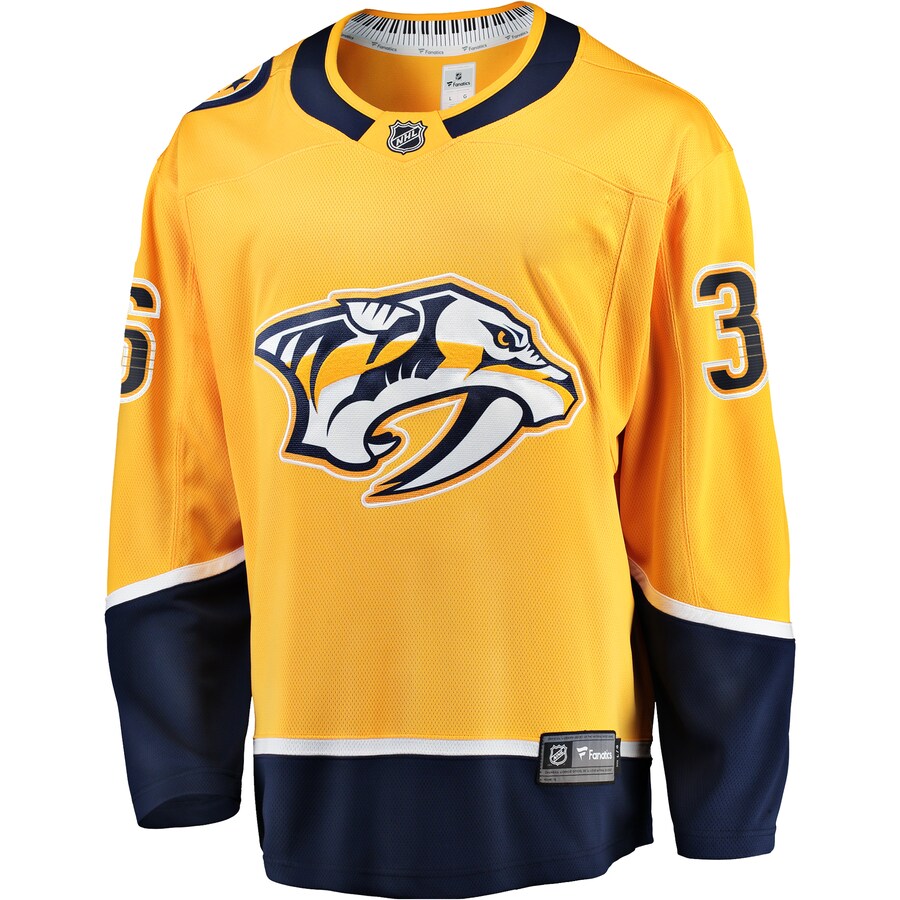 Cole Smith Nashville Predators Fanatics  Premier Breakaway Player Jersey - Gold photo 2 topcoolteez