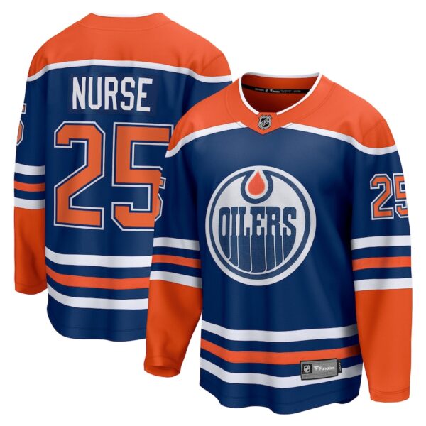 Darnell Nurse Edmonton Oilers Fanatics Home Breakaway Player Jersey - Royal photo 1 topcoolteez