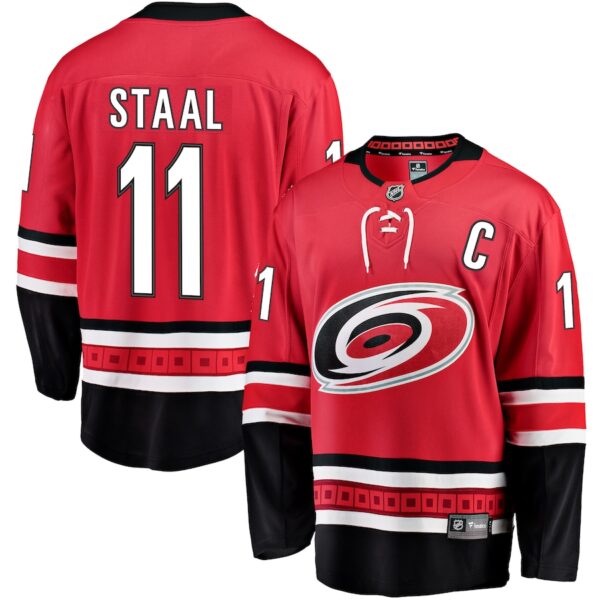 Jordan Staal Carolina Hurricanes Fanatics Alternate Breakaway Jersey - Red photo 1 topcoolteez