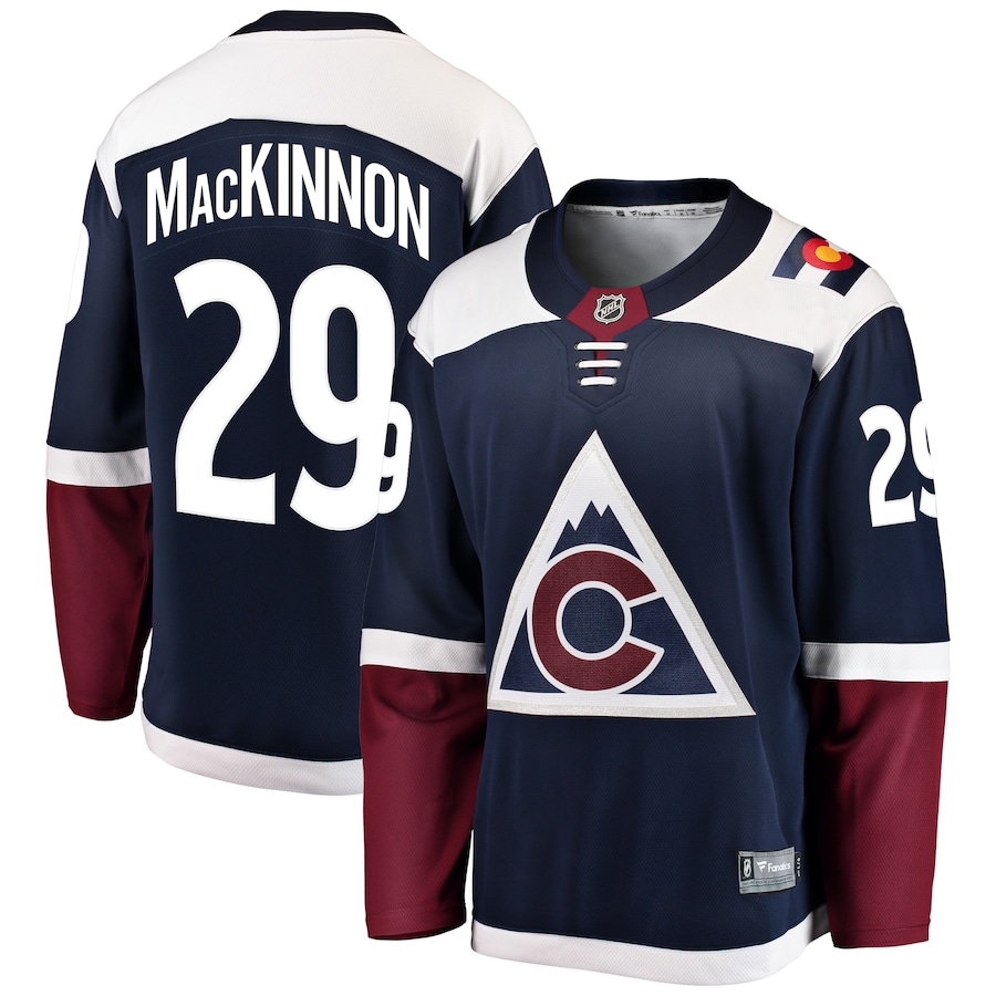 Nathan MacKinnon Colorado Avalanche Fanatics Alternate Breakaway Player Jersey - Navy photo 1 topcoolteez