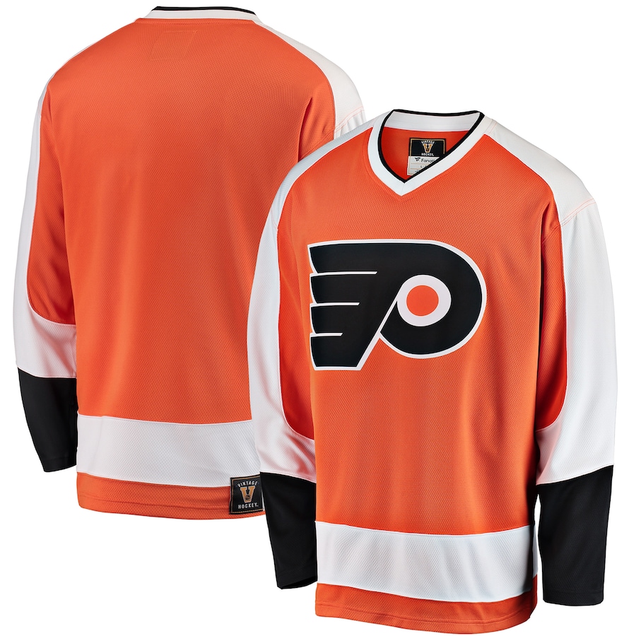Philadelphia Flyers Fanatics Premier Breakaway Heritage Blank Jersey - Orange photo 1 topcoolteez