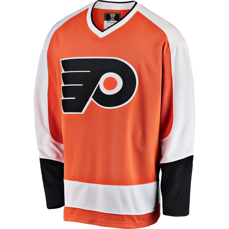 Philadelphia Flyers Fanatics Premier Breakaway Heritage Blank Jersey - Orange photo 2 topcoolteez