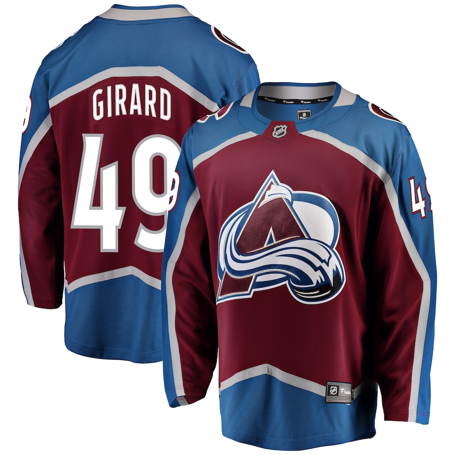 Samuel Girard Colorado Avalanche Fanatics Breakaway Player Jersey - Burgundy photo 1 topcoolteez