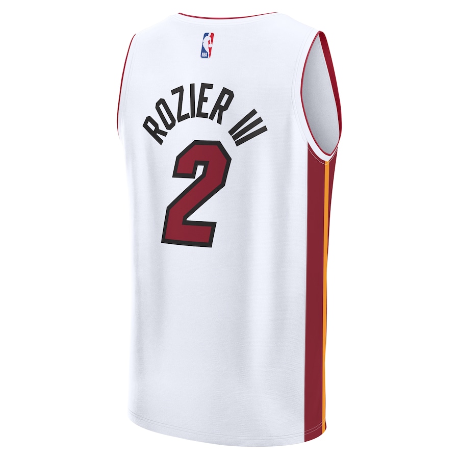 Terry Rozier Miami Heat Fanatics Fast Break Player Jersey - Association Edition - White photo 3 topcoolteez