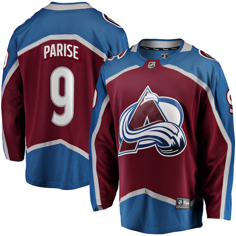 Zach Parise Colorado Avalanche Fanatics Home Premier Breakaway Player Jersey - Maroon photo 1 topcoolteez
