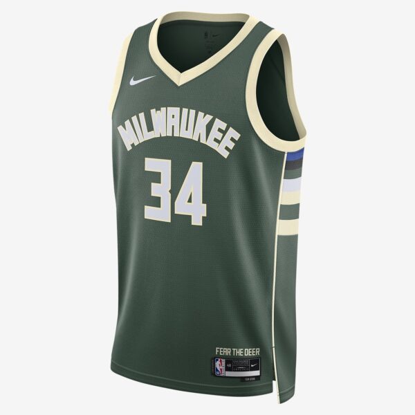 Milwaukee Bucks Icon Edition 2022/23 Men's Nike Dri-FIT NBA Swingman Jersey 1