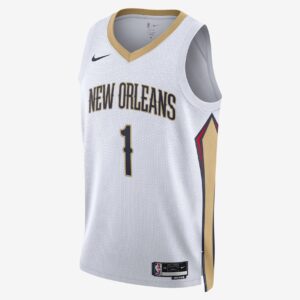 New Orleans Pelicans Association Edition 2022/23 Men's Nike Dri-FIT NBA Swingman Jersey 1