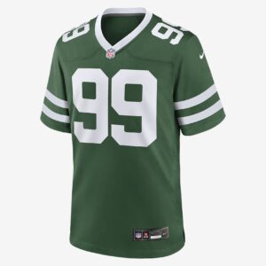 NFL New York Jets (Will McDonald IV) Men's Game Football Jersey 1