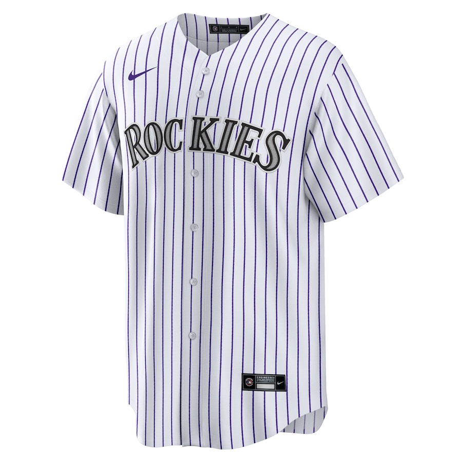 Kris Bryant Colorado Rockies Nike Topcoolteez Player Jersey - White/Purple photo 2 topcoolteez