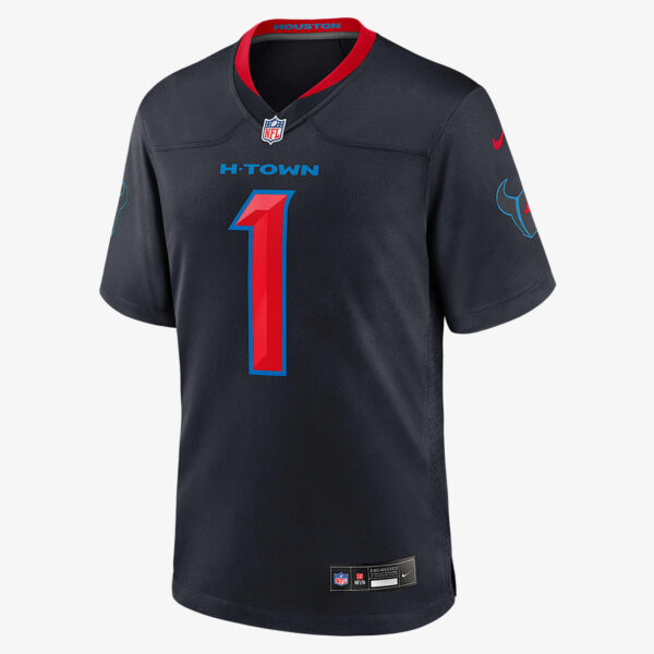 Stefon Diggs Houston Texans Men's Nike NFL Game Jersey 1
