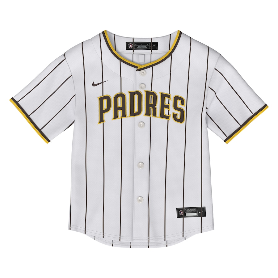 San Diego Padres Toddler Home Topcoolteez Jersey - White photo 2 topcoolteez