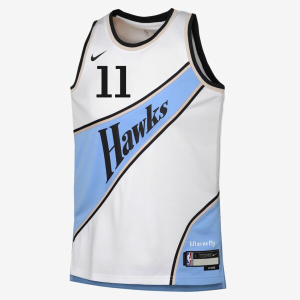 Trae Young Atlanta Hawks 2024/25 City Edition Big Kids' Nike Dri-FIT NBA Swingman Jersey 1