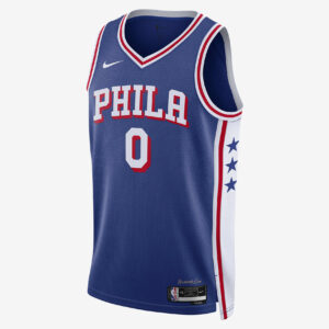 Tyrese Maxey Philadelphia 76ers 2023/24 Icon Edition Men's Nike Dri-FIT NBA Swingman Jersey 1