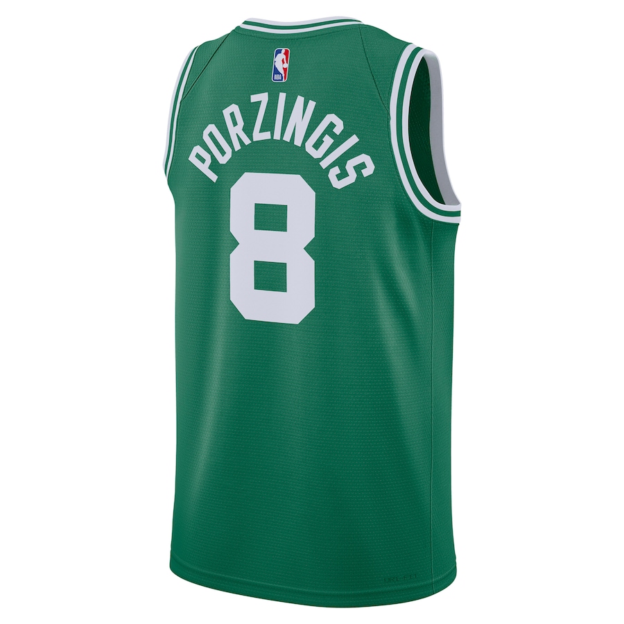 Kristaps Porzingis Boston Celtics Nike Unisex Swingman Jersey - Icon Edition - Kelly Green photo 3 topcoolteez