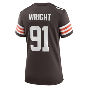 Alex Wright Cleveland Browns Nike Women's Team Game Jersey -  Brown photo 3 topcoolteez