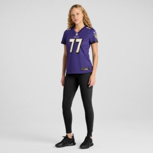 Daniel Faalele Baltimore Ravens Nike Women's Player Game Jersey - Purple photo 4 topcoolteez